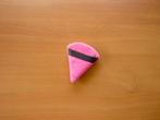 Fuchsia roze driehoekige powder puff beauty blender makeup, Ophalen of Verzenden, Roze