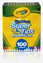 Crayola - 100 SuperTips viltstiften - Nieuw, Nieuw, Ophalen of Verzenden
