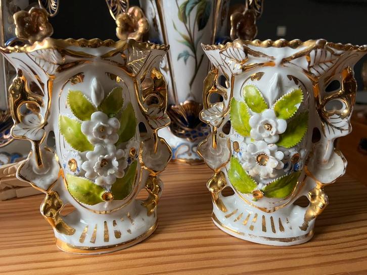 Set porseleinen vazen, Antiek en Kunst, Antiek | Servies compleet, Ophalen of Verzenden