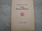 EDGAR GEVAERT-VOOR WAREN RIJKDOM, Ophalen of Verzenden, Gelezen