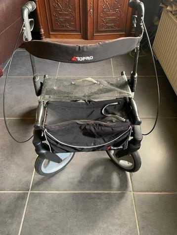 rollator TOPRO met grote wielen - in goede staat  beschikbaar voor biedingen