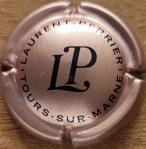 Champagnecapsule LAURENT-PERRIER koper & zwart nr 58b, Verzamelen, Wijnen, Nieuw, Champagne, Frankrijk, Ophalen of Verzenden