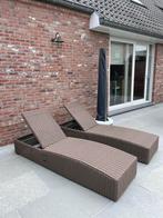 Ligbedden Bristol, Tuin en Terras, Ophalen, Gebruikt, Kunststof, Verrijdbaar