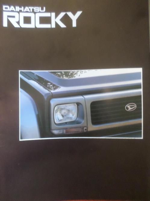 Brochure du Daihatsu Rocky 1993, Livres, Autos | Brochures & Magazines, Enlèvement ou Envoi