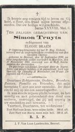 Opperwachtmeester Oudstrijder 1914-1918 Simon Truyts, Ophalen of Verzenden