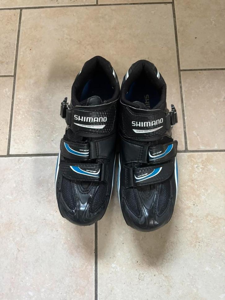 Shimano R087 koersschoenen, Fietsen en Brommers, Fietsaccessoires | Fietskleding, Gebruikt, Heren, Schoenen, Overige maten, Ophalen