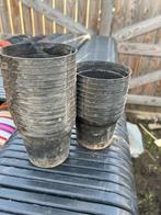 kweekpotten bloempotten 10 x 9 cm zwarte kleur, Tuin en Terras, Bloempotten, Kunststof, Gebruikt, Rond, Tuin