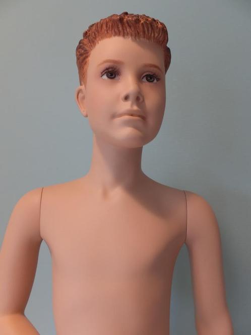 professionele etalagepop jongen 10 a 12 jaar, perfecte staat, Antiek en Kunst, Curiosa en Brocante, Ophalen