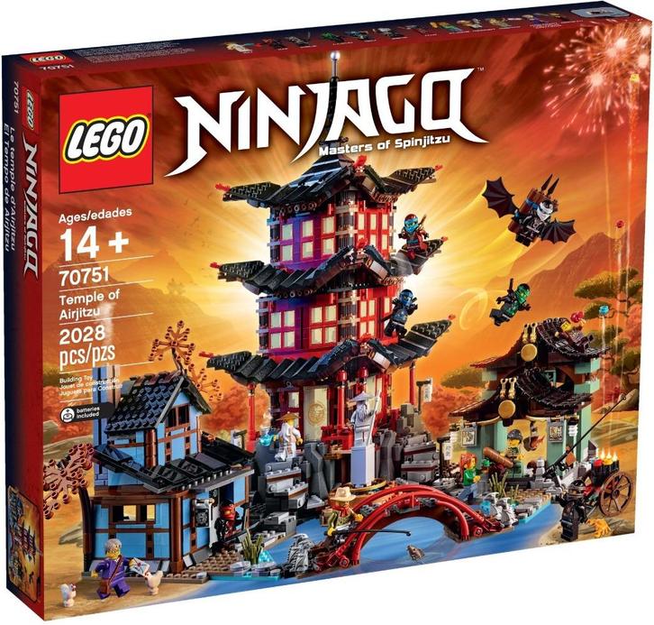 LEGO Ninjago 70751 Airitzu-tempel, Kinderen en Baby's, Speelgoed | Duplo en Lego, Nieuw, Lego, Complete set, Ophalen of Verzenden
