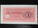 10 Reichsmark Duitsland WWII 1944 jaar, Postzegels en Munten, Ophalen of Verzenden, Duitsland, Los biljet