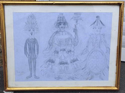 Lithographie gamme d amour n 20 signe James ensor, Antiek en Kunst, Kunst | Litho's en Zeefdrukken, Ophalen of Verzenden