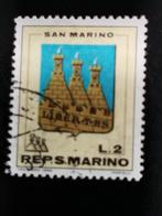 Saint-Marin 1968 - blason Saint-Marin, Affranchi, Enlèvement ou Envoi