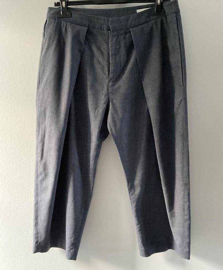 broek Hope, maat 38, Kleding | Dames, Broeken en Pantalons, Gedragen, Maat 38/40 (M), Blauw, Driekwart, Verzenden
