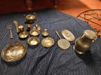 Lot zilver,verzilverd en tinnen voorwerpen, Ophalen of Verzenden
