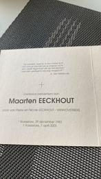 1983 - 2005, Verzamelen, Bidprentjes en Rouwkaarten, Verzenden, Bidprentje