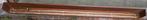 corniches cache rideaux en bois plein L 2m34 L 13 H 13, Ophalen, Gebruikt, Bruin, 200 cm of meer