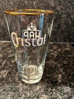 Bierglas Cristal Alken 1x HAP op achterkant, Verzamelen, Biermerken, Ophalen of Verzenden, Zo goed als nieuw