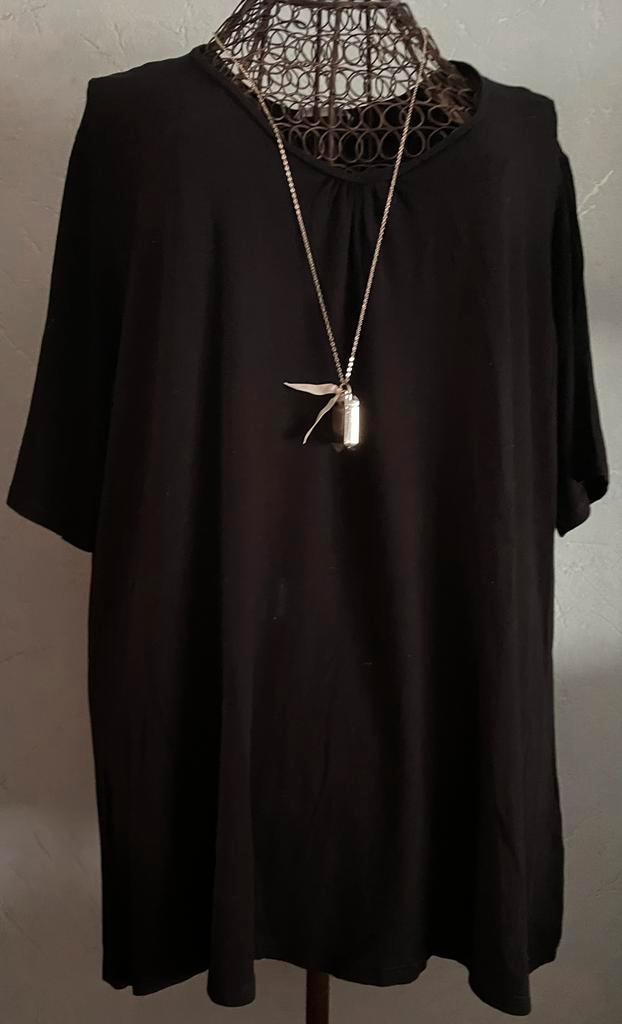 Brax 48 (50) zwarte T-shirt, Kleding | Dames, Grote Maten, Nieuw, Shirt of Top, Zwart, Ophalen of Verzenden