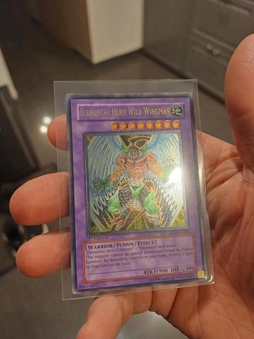 Yu-Gi-Oh elemental hero wild wingman, Hobby & Loisirs créatifs, Enlèvement ou Envoi, Comme neuf