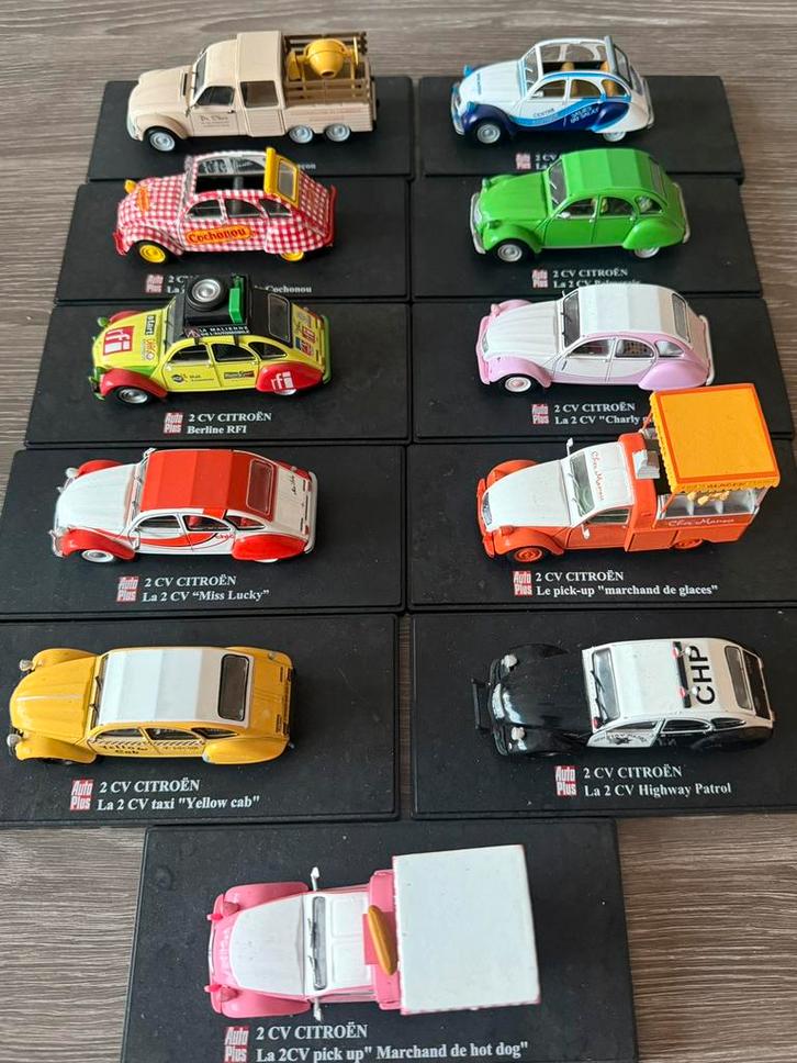 Citroën 2PK 2CV, Hobby en Vrije tijd, Modelauto's | 1:43, Gebruikt, Ophalen
