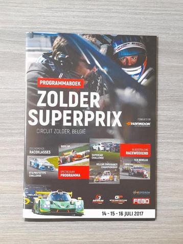 Zolder Superprix 2017 Circuit Zolder - Official Programme beschikbaar voor biedingen