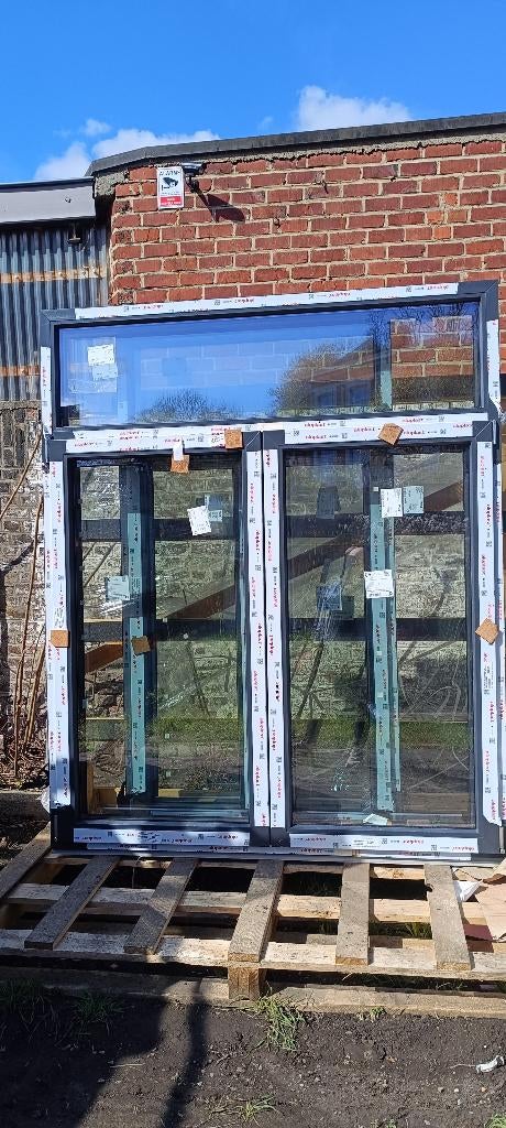 CHASSIS ALUPLAST IDEAL 4OOO, Bricolage & Construction, Enlèvement, Neuf, Châssis de fenêtre