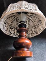 Antiek  sfeerlampke  ! JAREN 70 GEHAAKTE LAMPENKAP, Antiek en Kunst, Ophalen