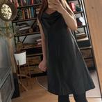 Sarah Pacini kleed leer zwart maat 2, Ophalen of Verzenden, Nieuw, Zwart, Knielengte