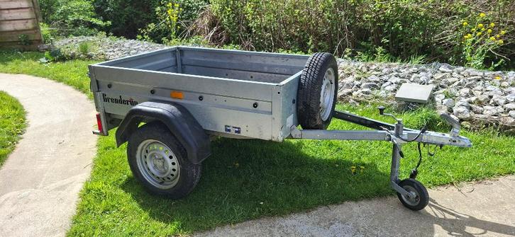 Remorque 150x100 cm simple essieu, Autos : Divers, Remorques, Comme neuf, Enlèvement