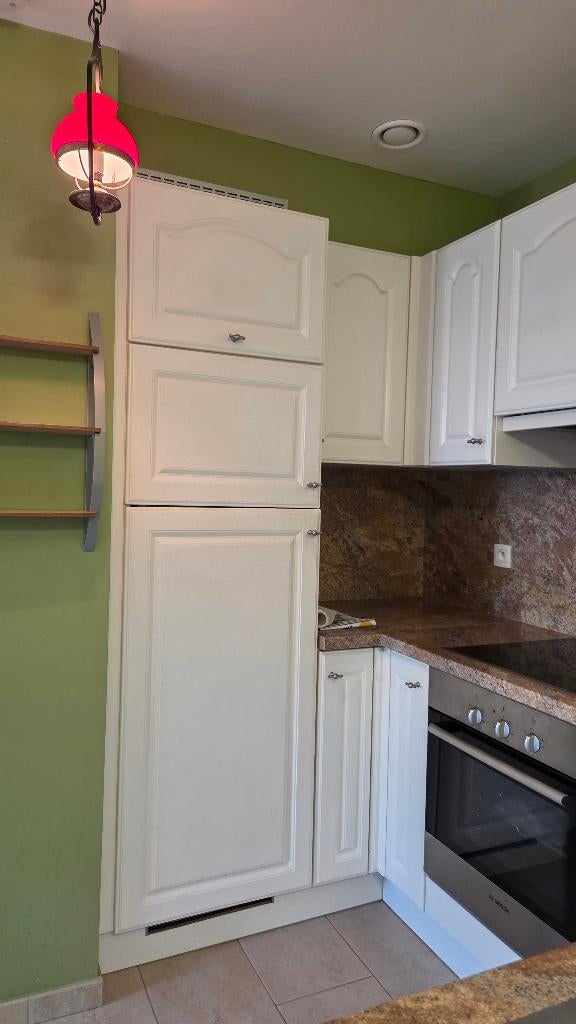 Gratis keuken, Maison & Meubles, Cuisine | Cuisines complètes, Utilisé, Cuisine en U, Blanc, Bois, Enlèvement