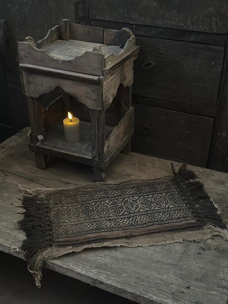 Antiek oud houten Hoffz tempelhuisje, Enlèvement ou Envoi, Bois