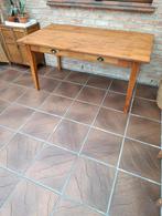 Massief teak tafel, als nieuw, Huis en Inrichting, Tafels | Eettafels, Ophalen, Gebruikt, Teakhout, 50 tot 100 cm