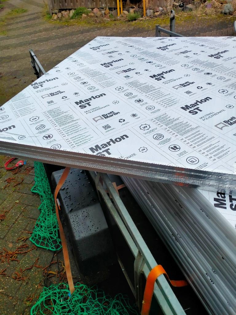 Polycarbonaat platen nieuw, Jardin & Terrasse, Serres, Neuf, Serre, Enlèvement ou Envoi, Polycarbonate