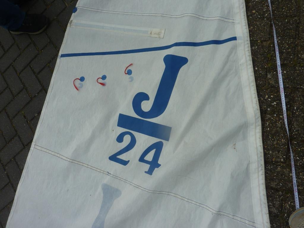 j24 grootzeil, 6 meter of meer, Gebruikt, Grootzeil, 15 tot 30 m²