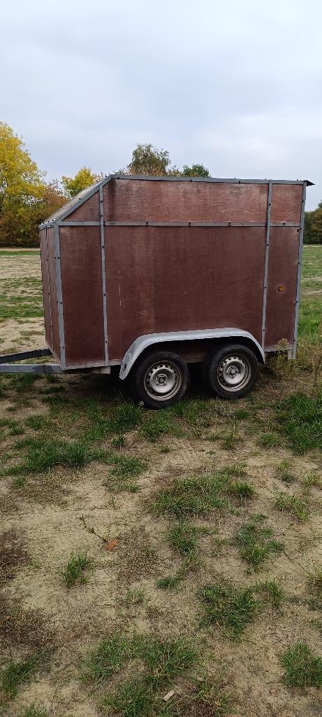 Gesloten aanhangwagen 750kg, Auto diversen, Aanhangers en Bagagewagens, Ophalen, Gebruikt