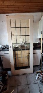 Porte intérieur, Bricolage & Construction, Enlèvement, Utilisé, Bois, Vitre comprise