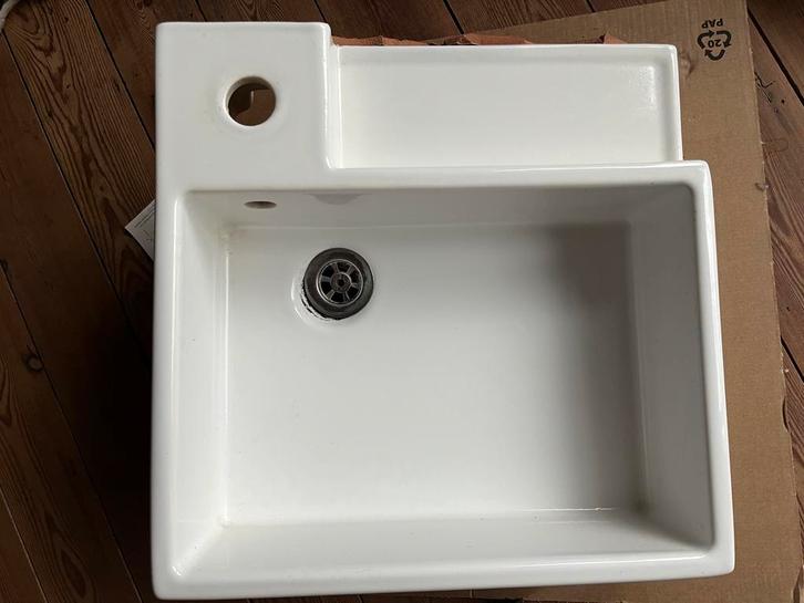 Lavabo type vasque à poser, Doe-het-zelf en Bouw, Sanitair, Gebruikt, Wastafel, Ophalen