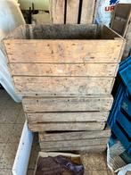 Oude witloofbakken, Ophalen, Gebruikt, Hout