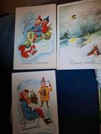 Oude gelopen kerstkaarten te koop, Enlèvement, 1940 à 1960, Affranchie, Belgique et Luxembourg