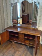 armoire coiffeuse finition chêne, Antiquités & Art, Enlèvement