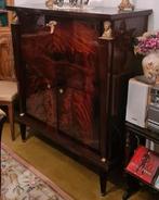 Meuble ancienne empire en placage acajou, Maison & Meubles, Enlèvement, Comme neuf, 4 à 6 chaises