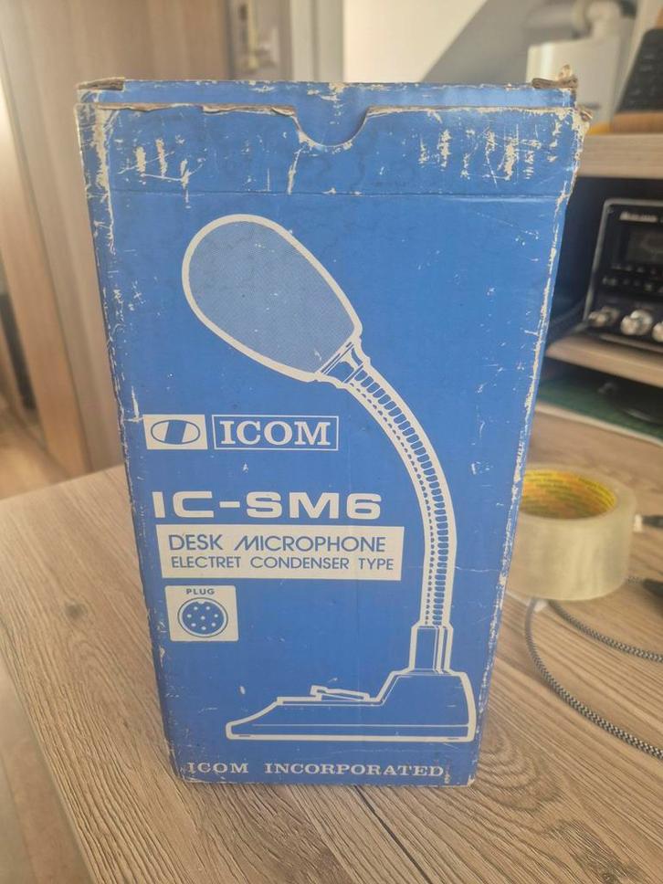 Microphone de table Icom SM6, Télécoms, Émetteurs & Récepteurs, Neuf, Émetteur et Récepteur, Enlèvement ou Envoi