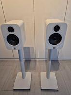 Q acoustics 3020 + 3090c, Audio, Tv en Foto, Gebruikt, 60 tot 120 watt, Front, Rear of Stereo speakers, Ophalen