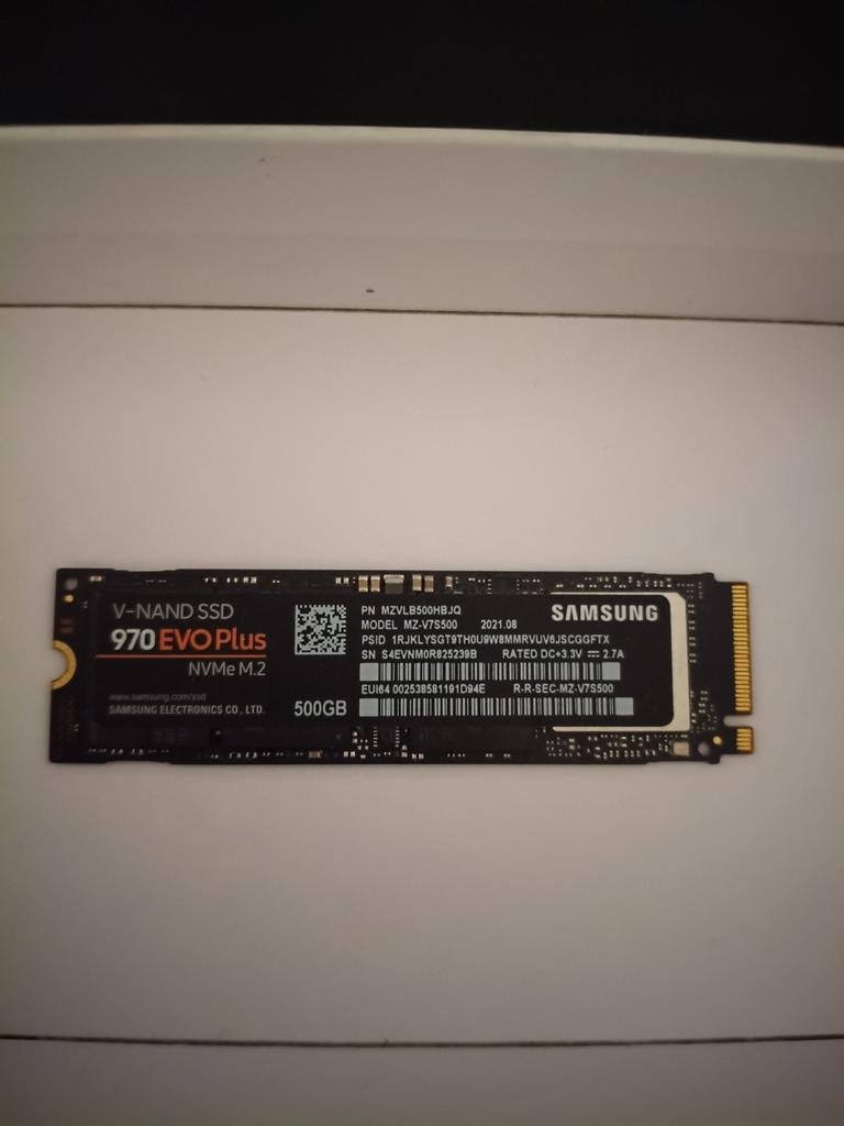 (94% NIEUW) 512 GB NVME SSD, Computers en Software, Harde schijven, Ophalen, Intern, 512GB, SSD