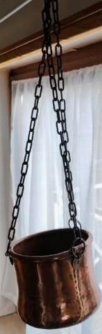 pot de fleurs (suspension) en métal, Enlèvement, Utilisé, Autres matériaux, Autres types