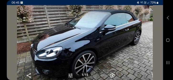 Volkswagen Golf Cabriolet benzine, Auto's, Volkswagen, Particulier, Golf, ABS, Adaptieve lichten, Airbags, Airconditioning, Alarm