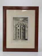 Gravure sur cuivre — La tour de Babel - Début du XVIIIe sièc, Enlèvement ou Envoi