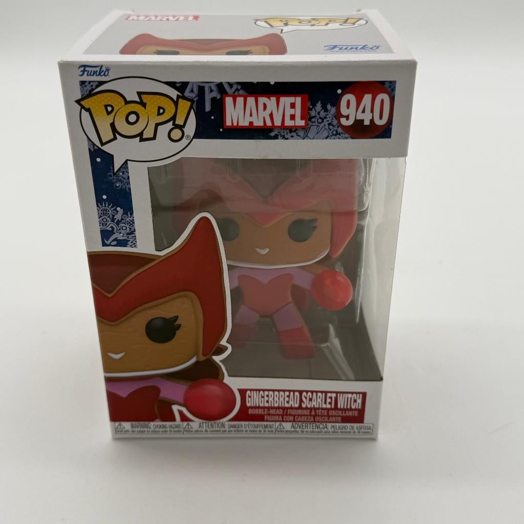 Funko Pop Marvel Gingerbread Scarlett witch, Collections, Jouets miniatures, Neuf, Enlèvement ou Envoi