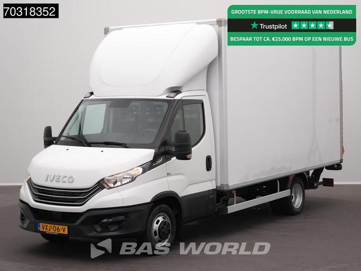 Iveco Daily 35C18 3.0L XL Laadklep Automaat 180PK Dubbelluch, Auto's, Bestelwagens en Lichte vracht, Bedrijf, Te koop, Airconditioning