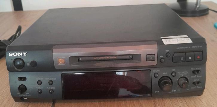 Sony MDS-S38 MiniDisc – Lecteur / Enregistreur MD, TV, Hi-fi & Vidéo, Lecteurs vidéo, Enlèvement